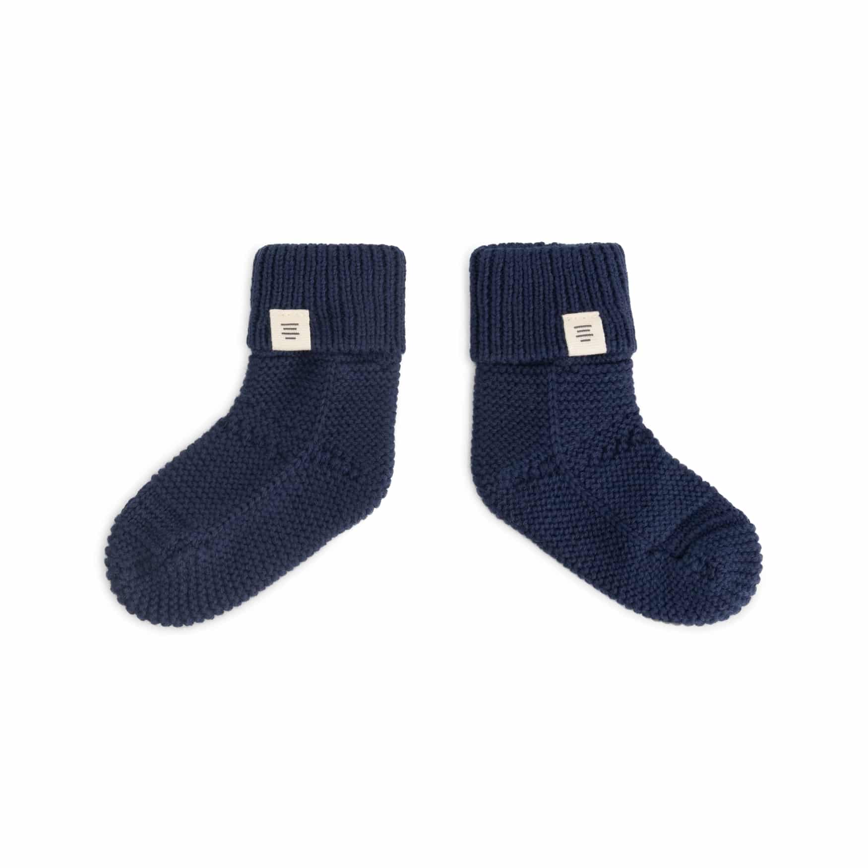Chaussons bébé Bleu foncé — vue principale