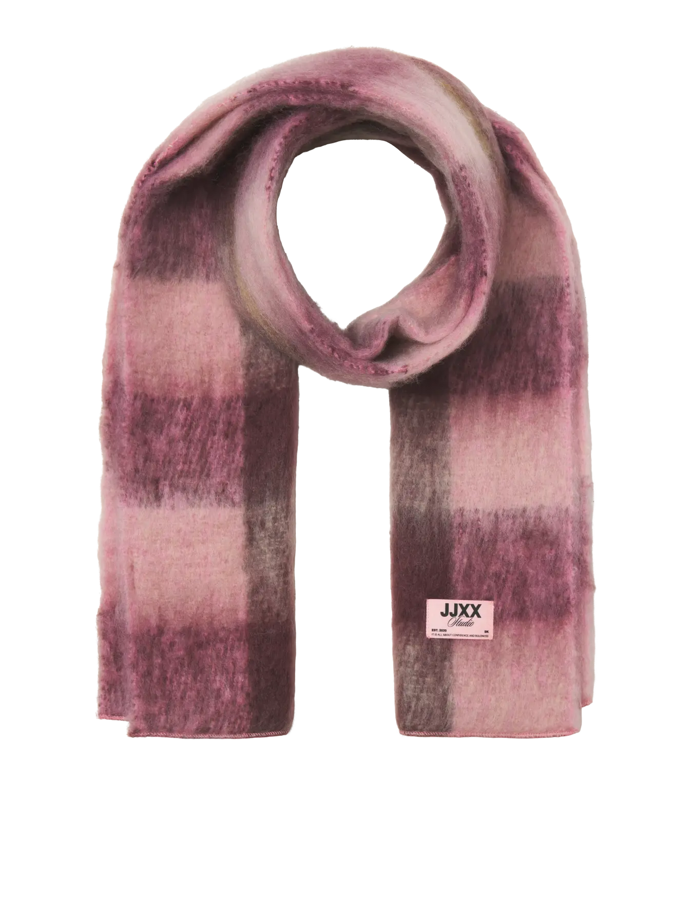 echarpe bordeaux carreaux