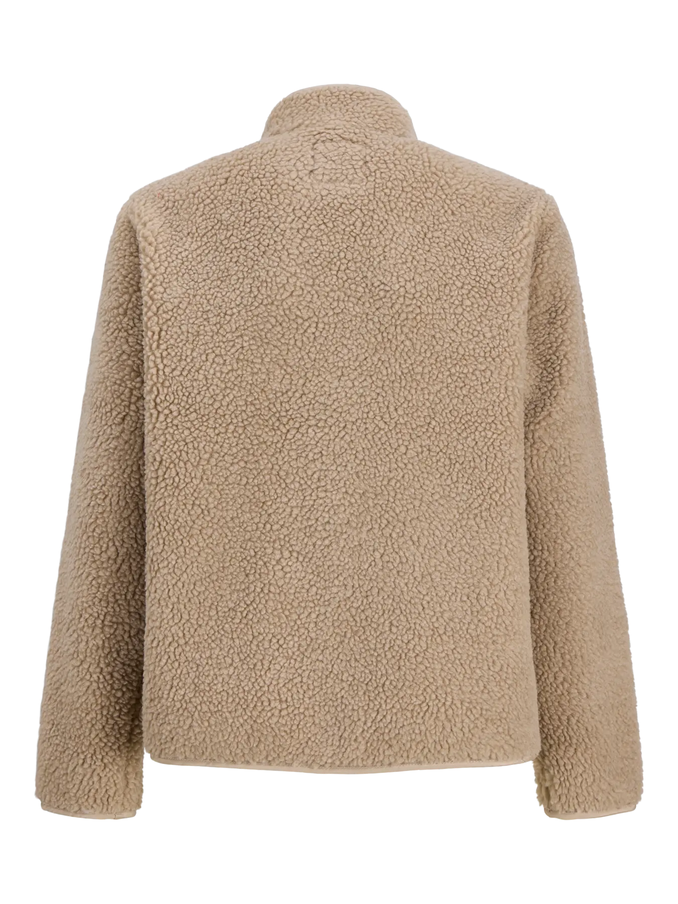 veste teddy brun clair