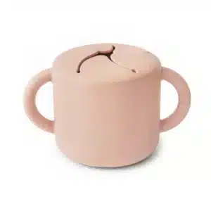 gobelet en silicone à en cas rose