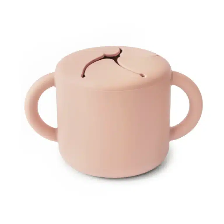 gobelet en silicone à en cas rose