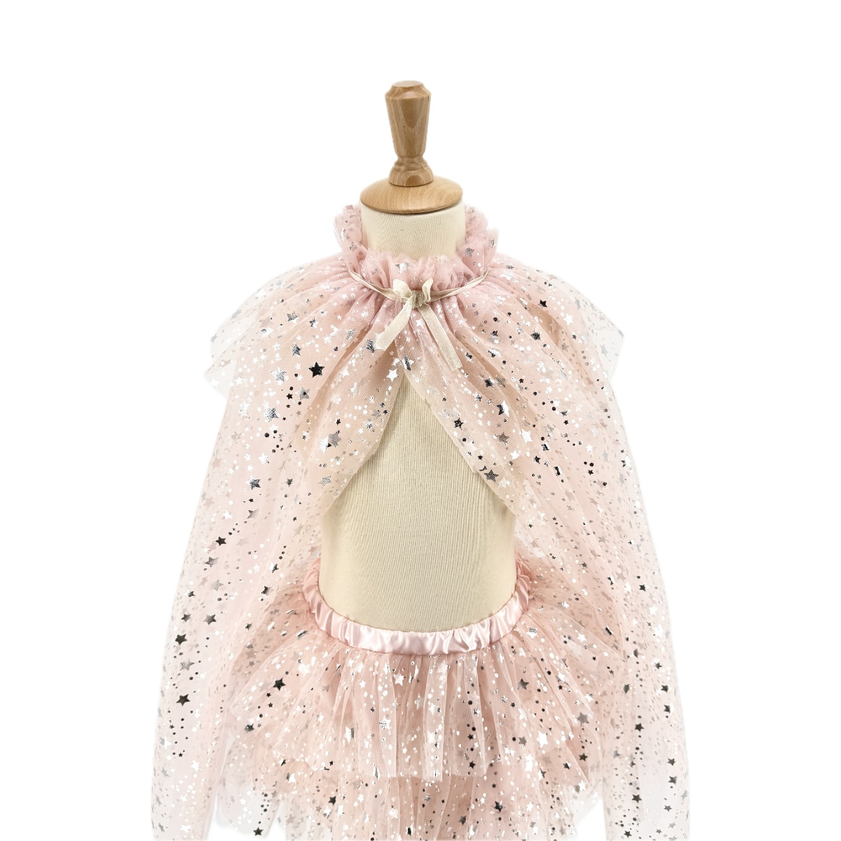tutu et cape loane rose poudré