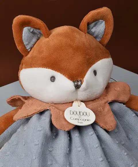 doudou plat renard timo 29 cm