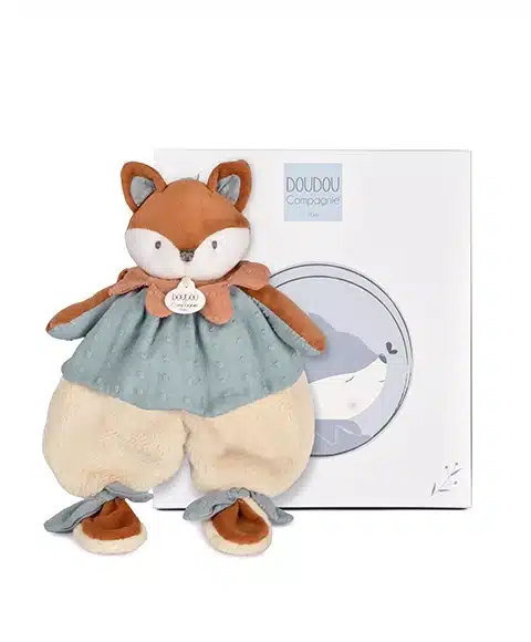 doudou plat renard timo 29 cm