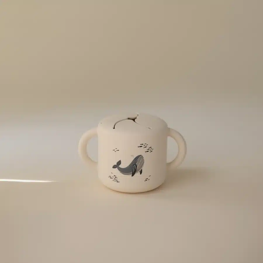 gobelet en silicone à en cas rose (copie)