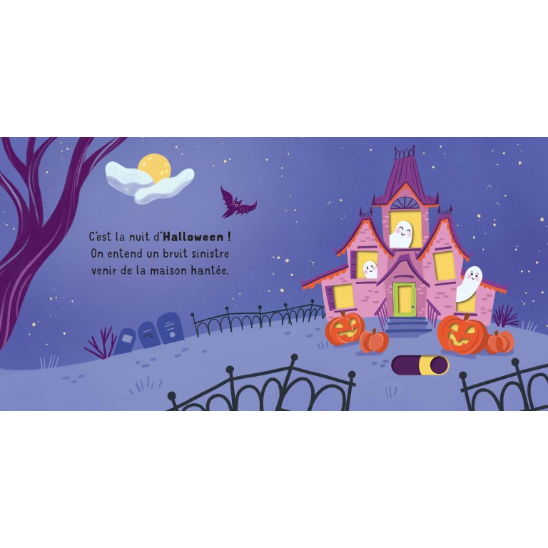livre glisse et découvre halloween