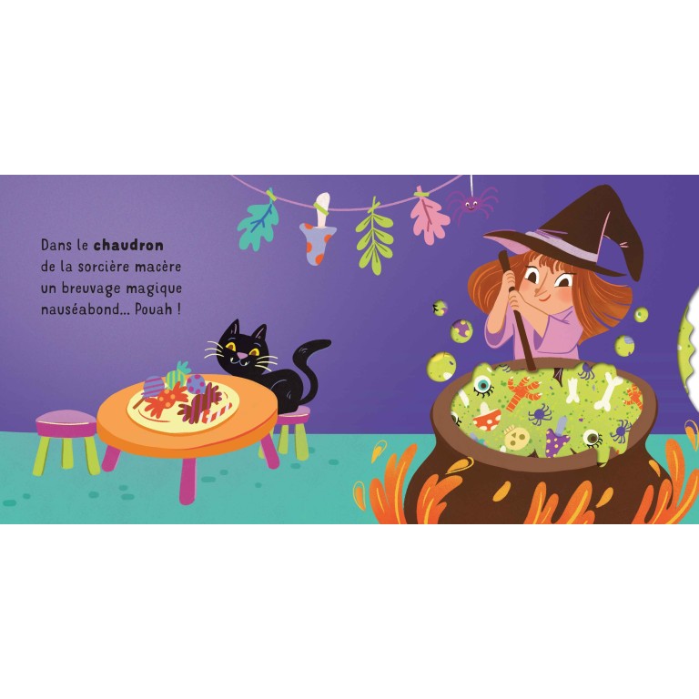 livre glisse et découvre halloween
