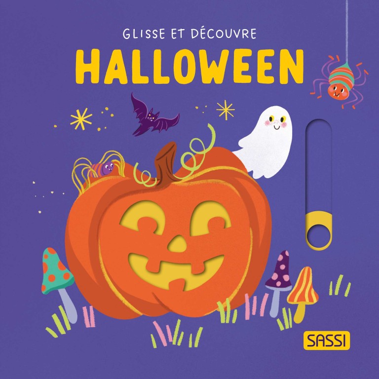 livre glisse et découvre halloween