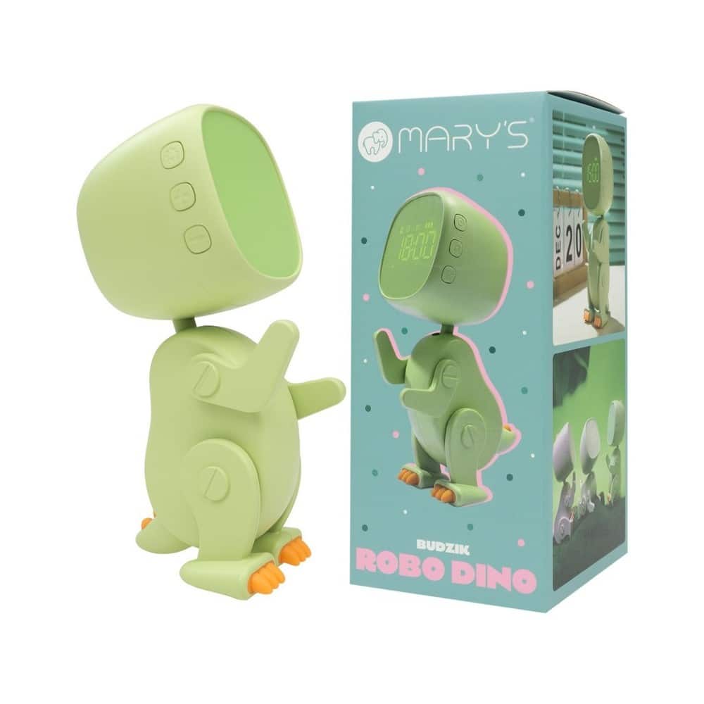 réveil dino vert