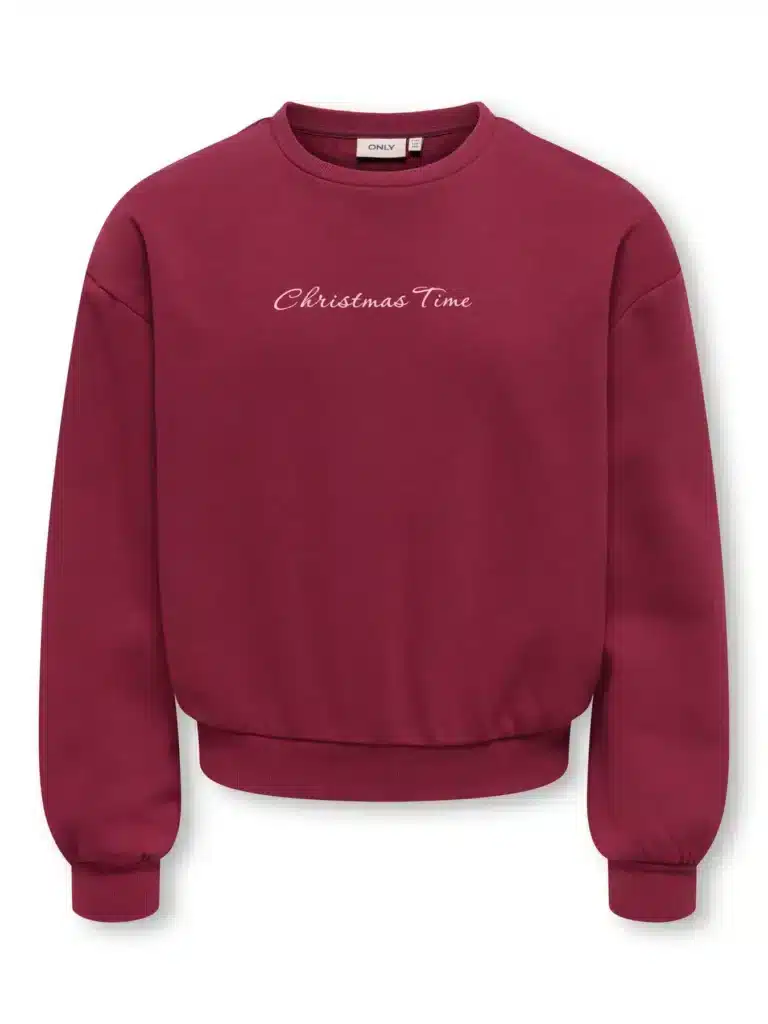 sweat bordeaux christmas time