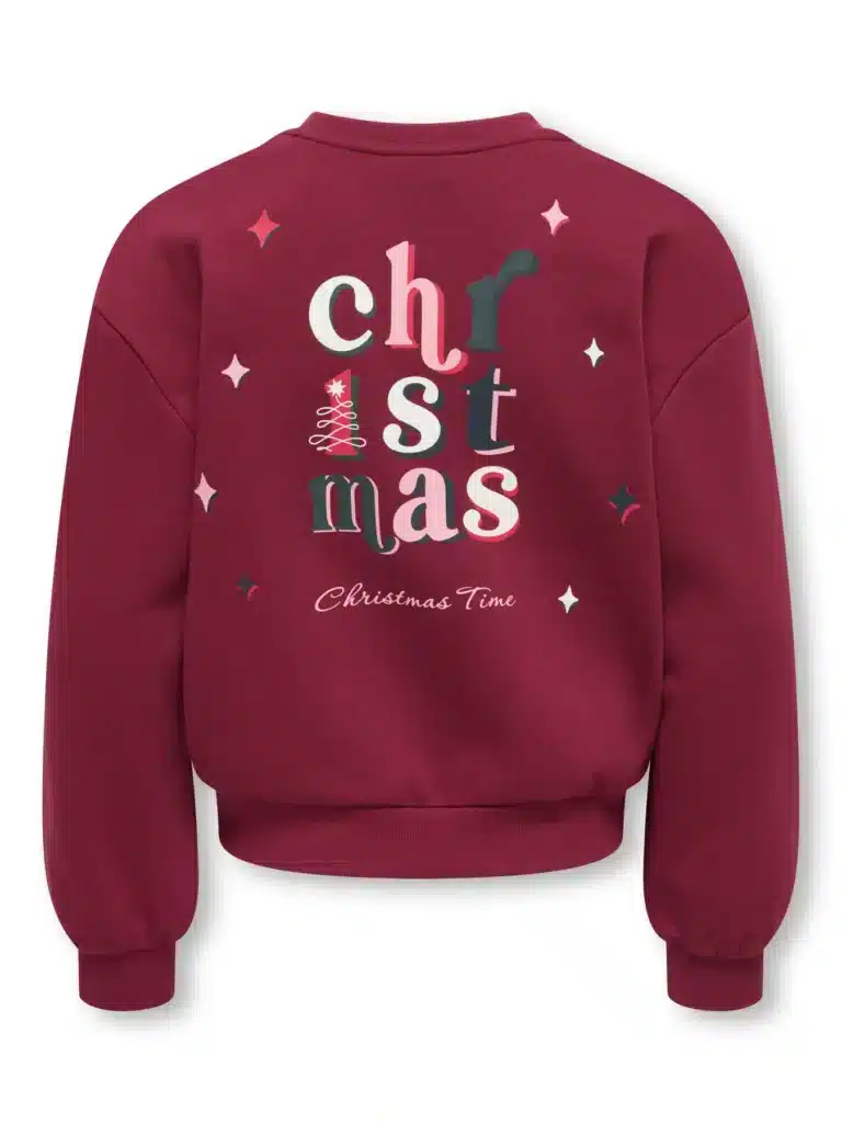 sweat bordeaux christmas time