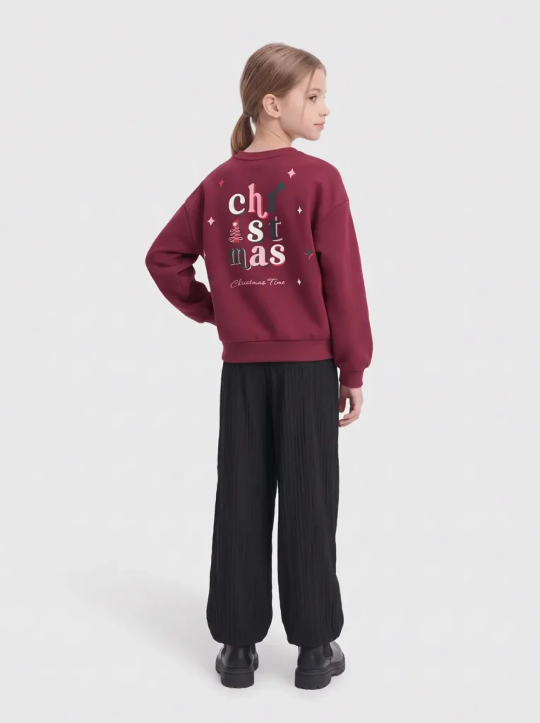 sweat bordeaux christmas time
