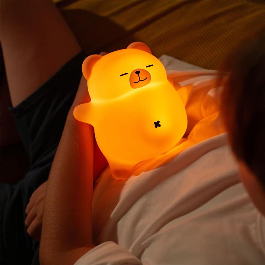 veilleuse led – ours « respiration et ronflement »