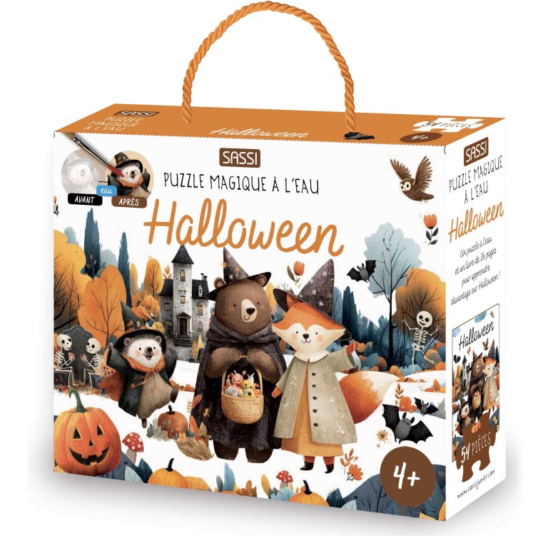 puzzle magique à l'eau halloween