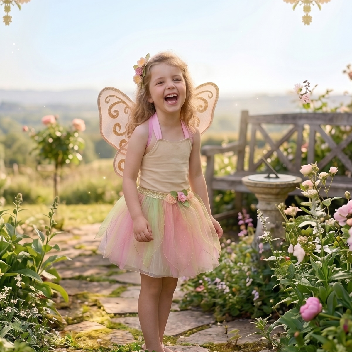 set tutu et ailes d'elfe