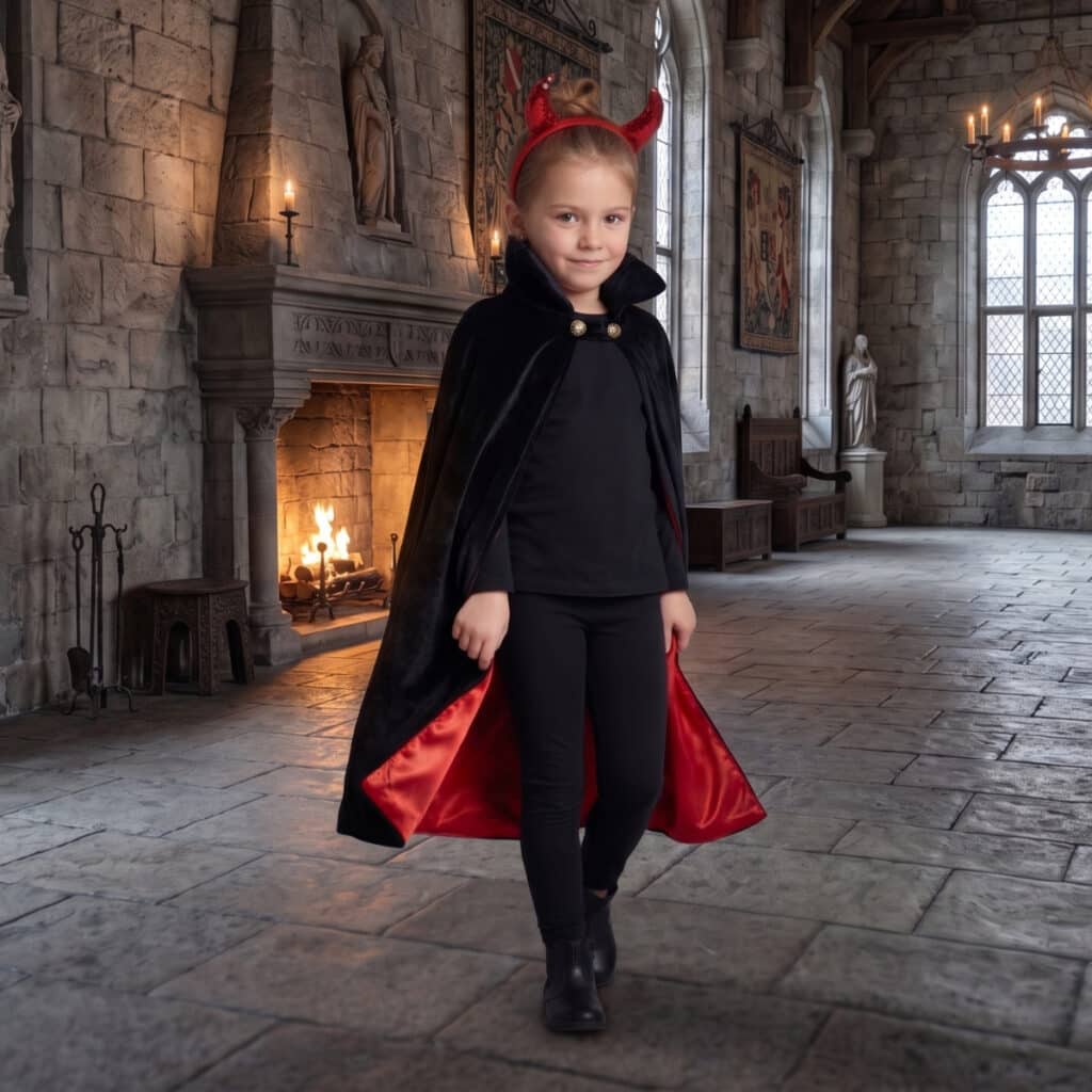 cape et serre tête vampire