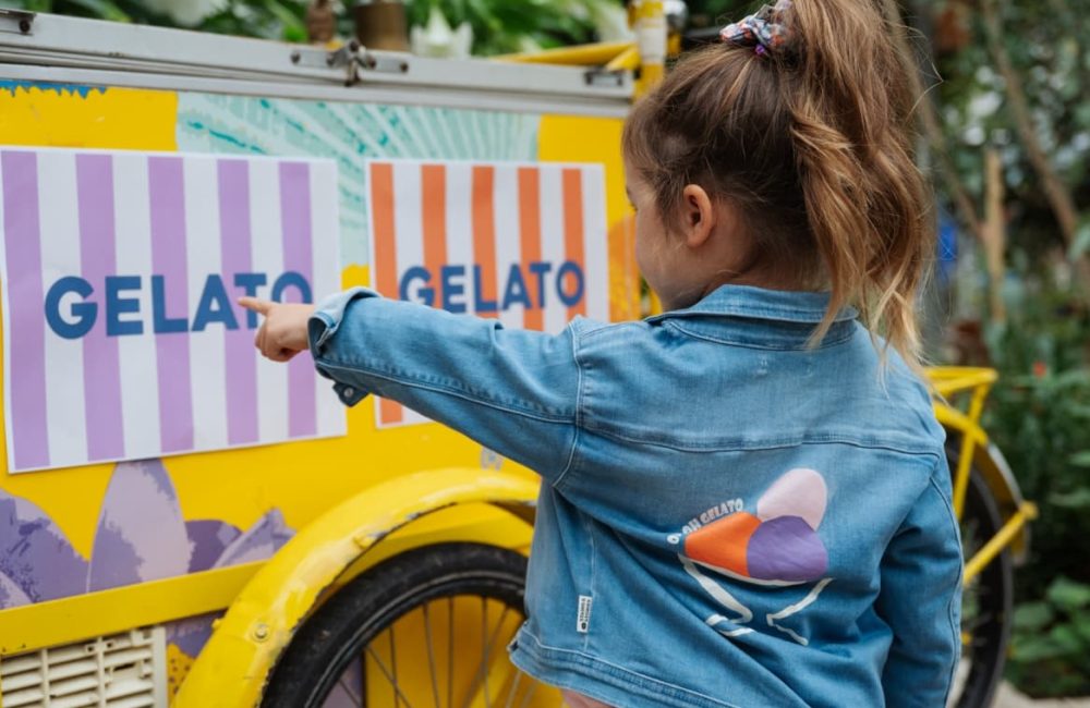 veste en jean fille bleu denim